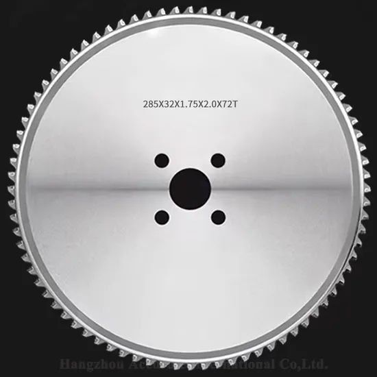 Cold Metal Cermet Tips Saw Blade